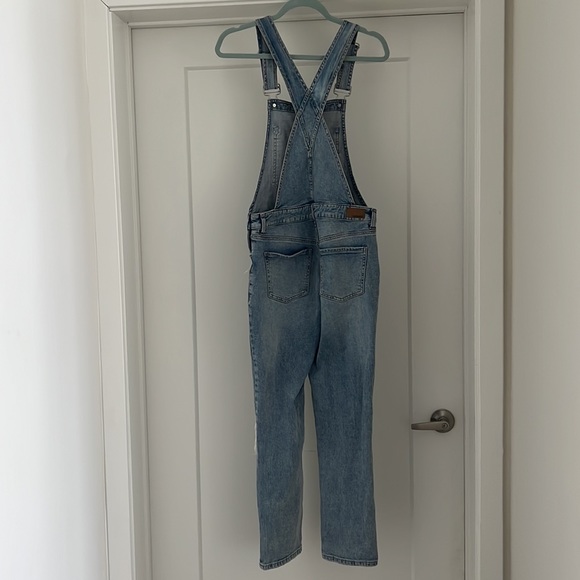 Garage Distressed Denim Overalls - Picture 5 of 6